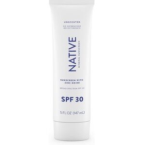 NEW unused Native Unsented Sunscreen SPF 30 5fl oz